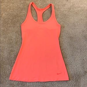 Pink Nike Dri-fit racer back tank top